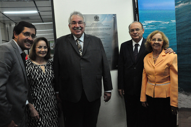 Vice-presidente do CSJT participa de inauguração de centro voltado à conciliação no TRT-CE