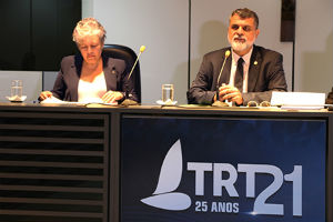 Corregedor-geral da JT destaca produtividade e atuação social do TRT-RN