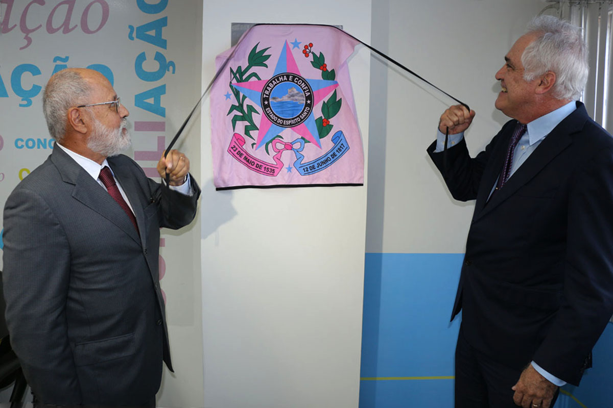 Vice-presidente do CSJT inaugura Centro de Conciliação no TRT da 17a Região