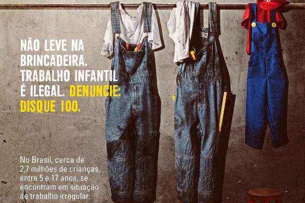 Justiça do Trabalho lança nova campanha de combate ao trabalho infantil