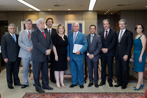 Presidente do CSJT e do TST recebe desembargadores do TRT da 10ª Região (DF/TO)