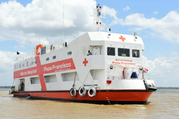 Barco hospital construído com recursos do acordo do caso Shell/Basf é inaugurado em Belém