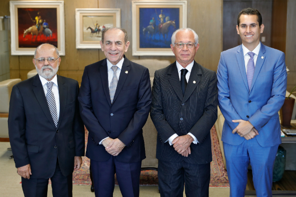 Presidente do TST e do CSJT se reúne com presidente da Comissão Mista de Orçamento e com o relator-geral do orçamento