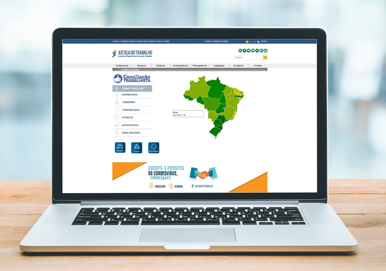 Novo site da Conciliação Trabalhista está no ar