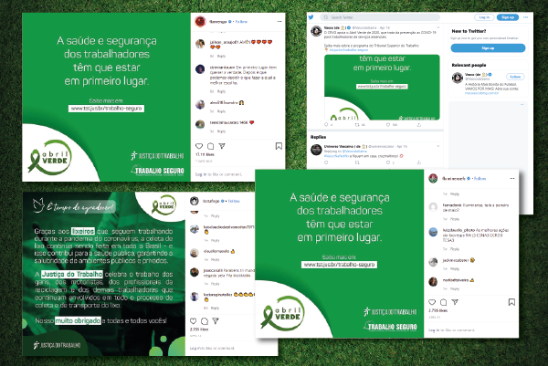 Clubes do RJ participam da campanha Abril Verde da Justiça do Trabalho