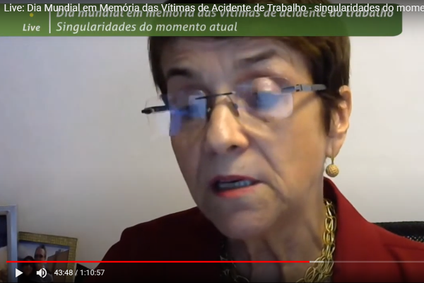 Live debate singularidades da pandemia sob a perspectiva da saúde e da segurança no trabalho