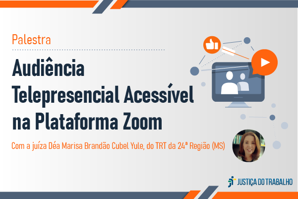 Inscrições abertas para palestra sobre audiência telepresencial acessível