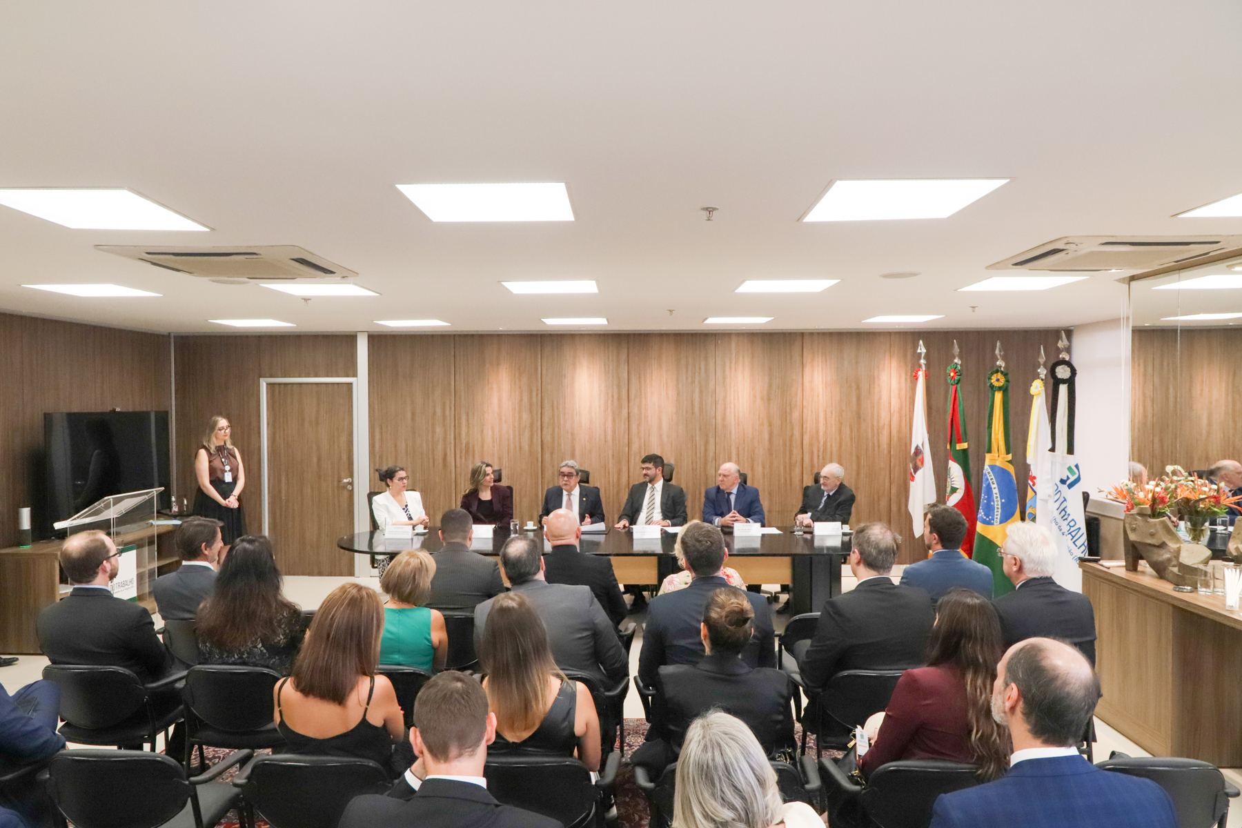 Solenidade no TRT da 4ª Região (RS).