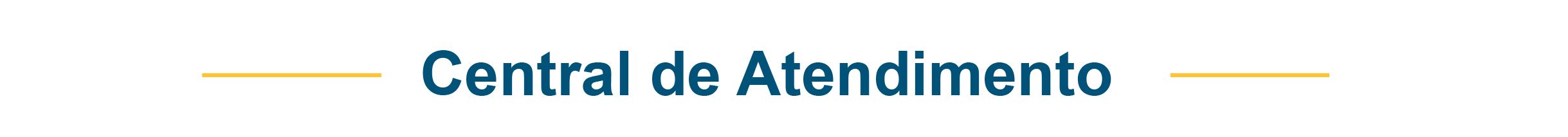Central de Atendimento